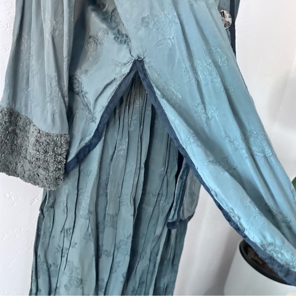 NEIL & DAVID Vintage Lagenlook Mixed Media Patchwork Top Maxi Skirt Set Size S/M - Picture 10 of 15